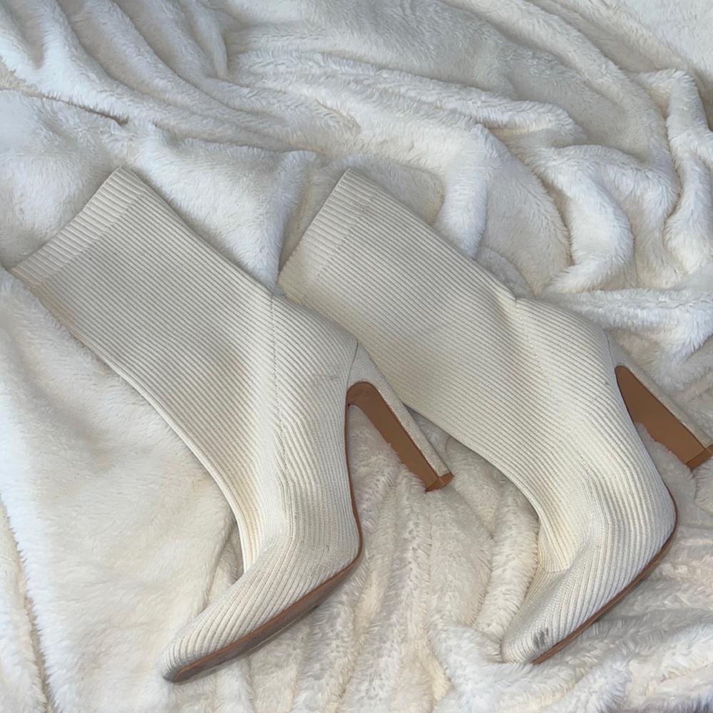 White boots , it fits with wateber outfit!